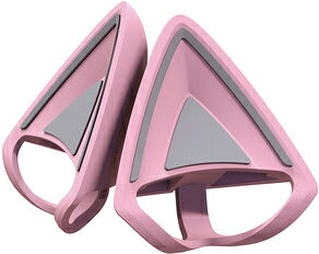 Razer｜レイザー 【国内正規品】ゲーミングヘッドセットアクセサリ Kitty Ears V2 （クリップ式ネコミミ Quartz Pink） RC21-02230200-R3M1