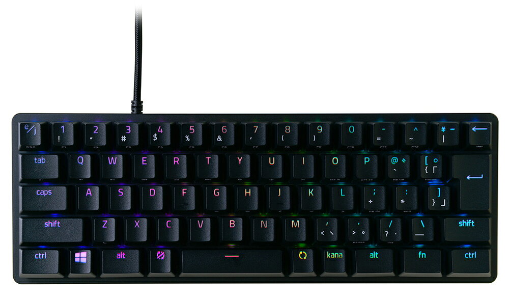 Razer｜レイザー 【国内正規品】ゲーミングキーボード Huntsman Mini JP Clicky Optical Switch （日本語配列 ブラック） RZ03-03390600-R3J1