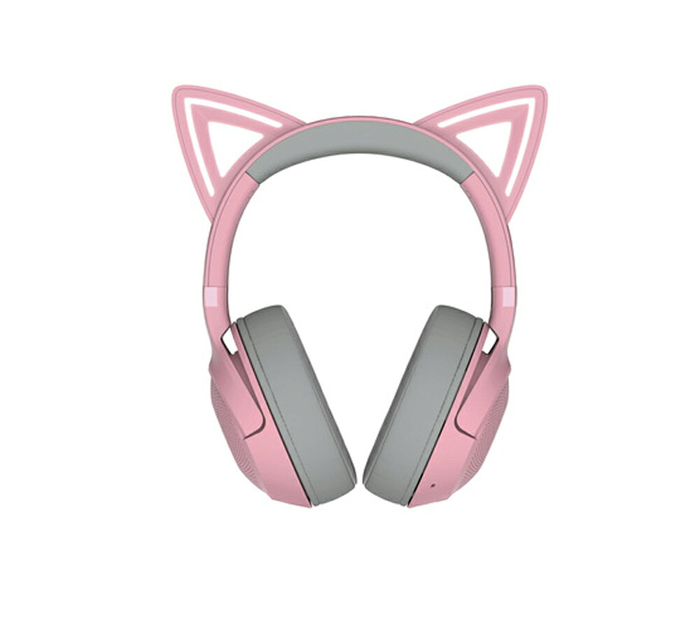 Razer｜レイザー 【国内正規品】ゲーミングヘッドセット Kraken Kitty V2 BT (Bluetooth 5.2接続 RGB対応 ワイヤレス ネコミミ Quartz Pink) RZ04-04860100-R3M1