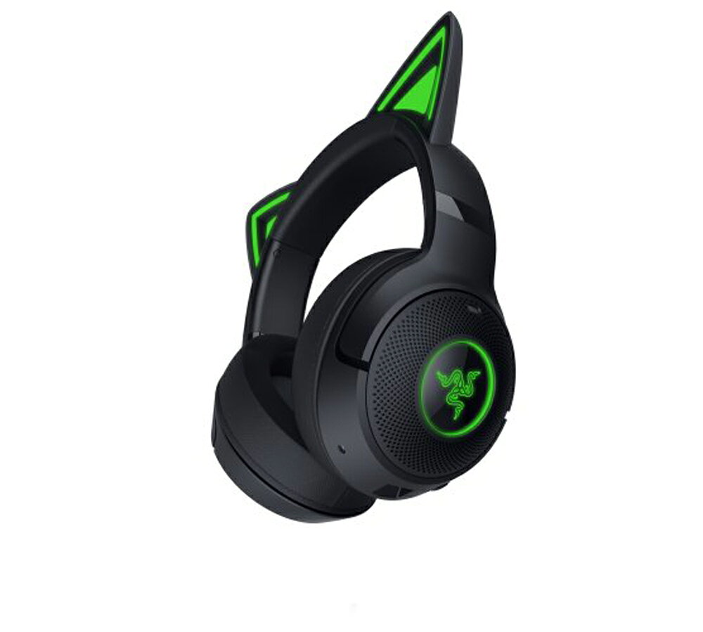 Razer｜レイザー 【国内正規品】ゲーミングヘッドセット Kraken Kitty V2 BT (Bluetooth 5.2接続 RGB対応 ワイヤレス ネコミミ) RZ04-04860500-R3M1
