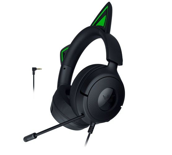 Razer ゲーミングヘッドセット Kraken Kitty V3 X (有線 ネコミミヘッドセット) RZ04-05350200-R3M1