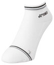 YO-19181-141 ヨネックス メンズ スニーカーインソックス(ホワイト/ブラック・サイズ:25-28cm) YONEX(4)