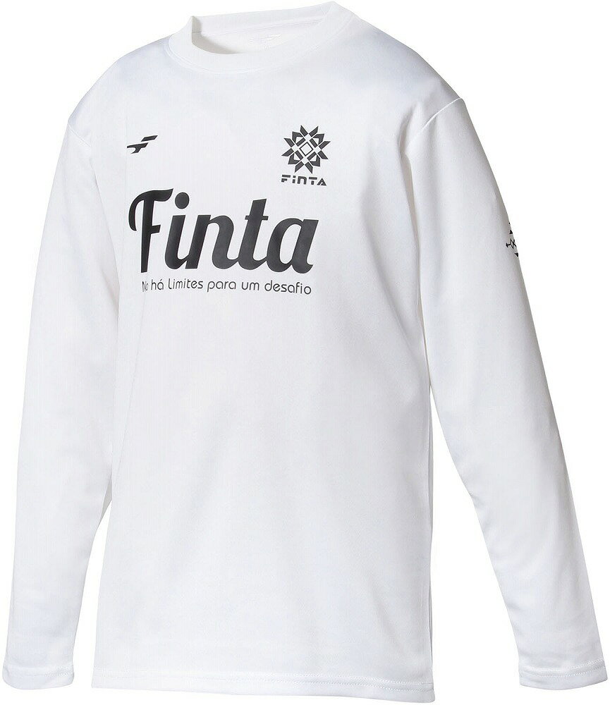フィンタ ジュニア プラクティス Tシャツ（ホワイト・サイズ：160） FT8868-0100-160 FINTA