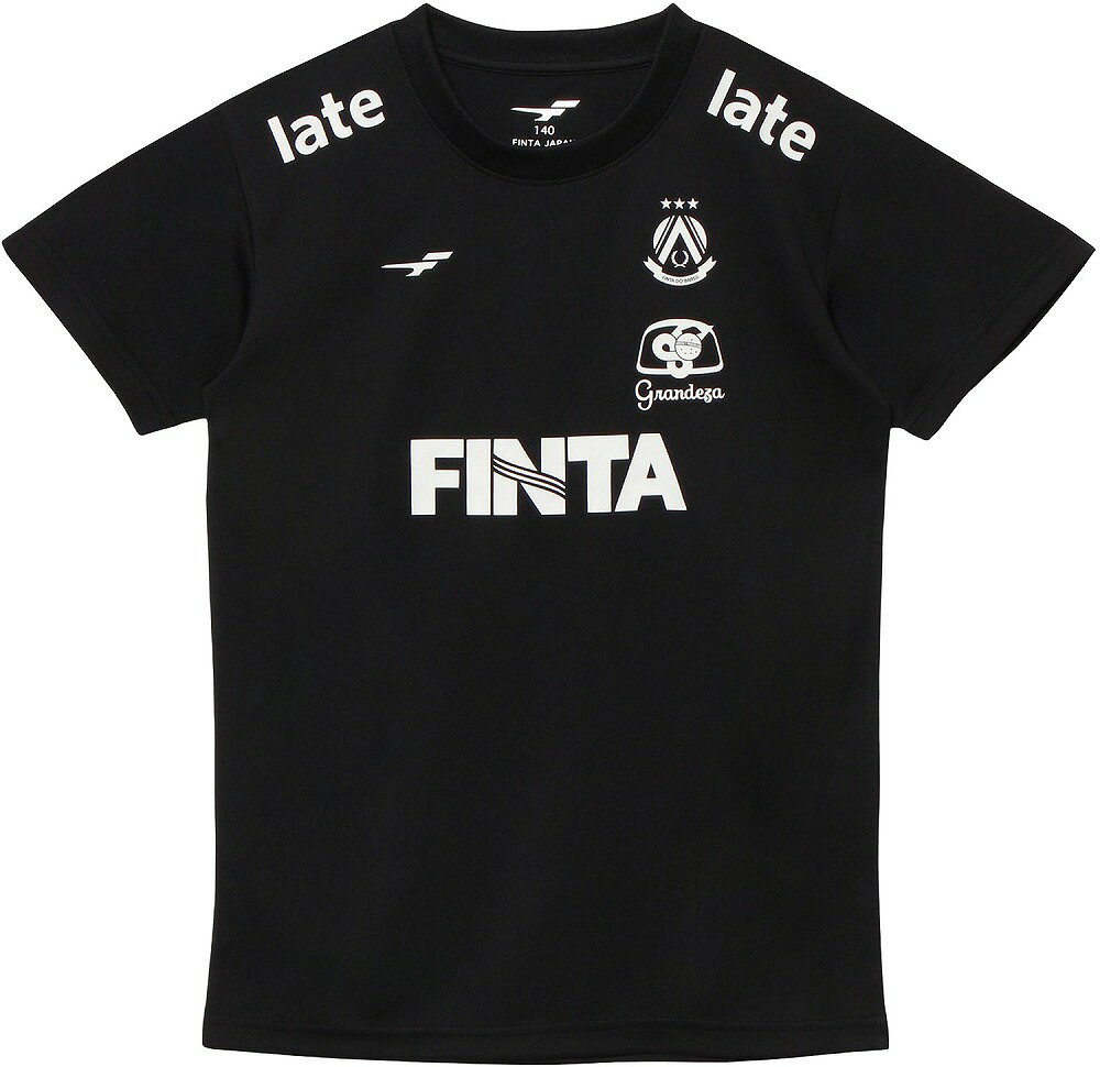 フィンタ ジュニア JR半袖プラクティスシャツ（ブラック・サイズ：140） FT4464-0500-140 FINTA