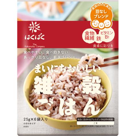 まいにちおいしい雑穀ごはん25g×6袋 はくばく マイニチオイシイザッコク25G*6