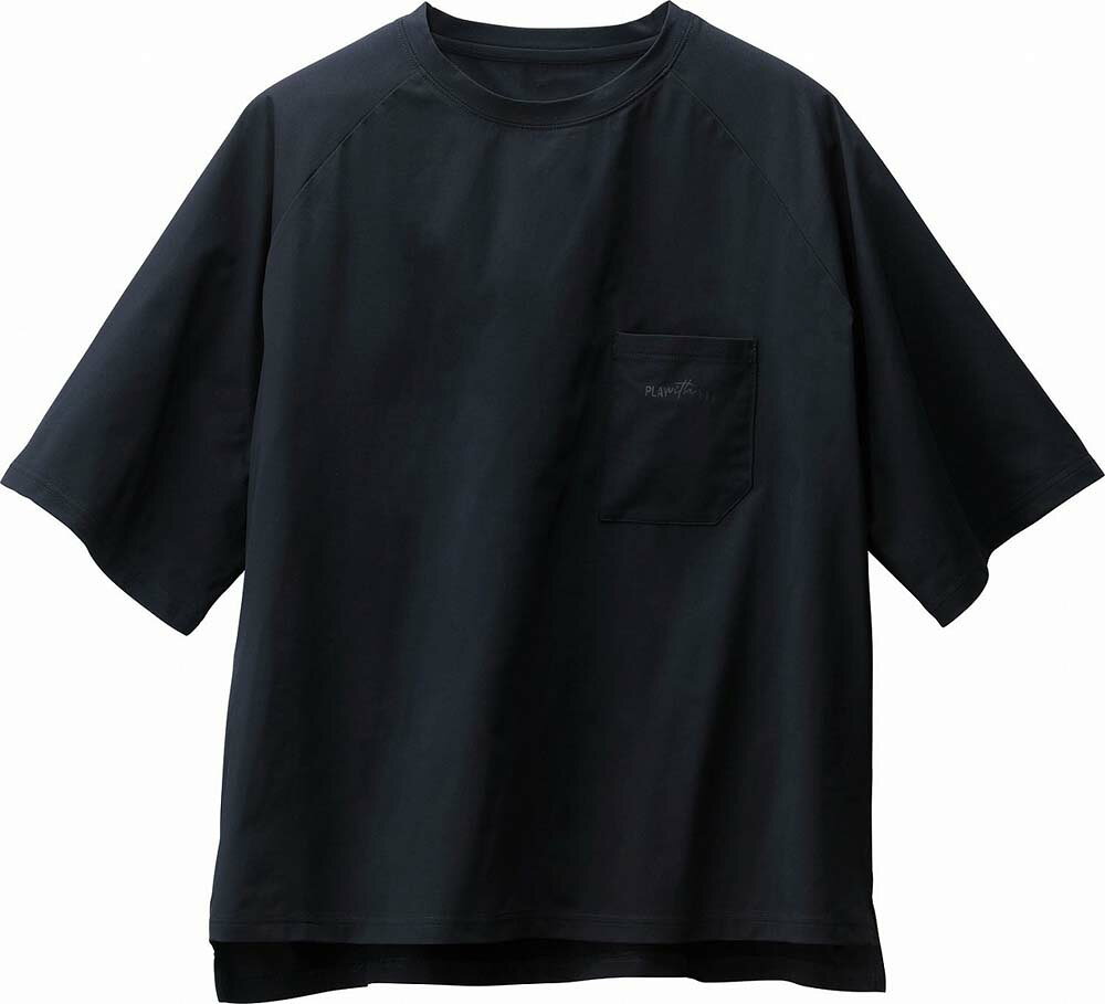 エーキューエー メンズ KW-4658 PLAYS AQA 遮熱 ラッシュTシャツメンズ（ブラック・サイズ：L） KW4658-70-L AQA