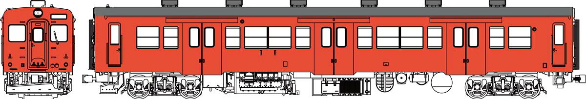 ［鉄道模型］トラムウェイ (HO) TW-K30-500B-M 国鉄キハ30寒地向首都圏色動力付