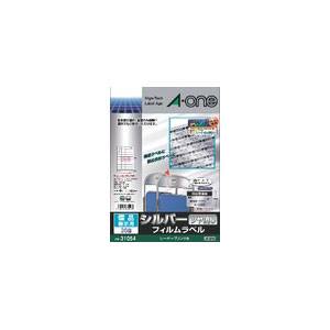 エーワン レーザープリンタラベル シルバーツヤ消しフィルム A4判 36面 備品・表示用 31054 エーワン レーザープリンタラベル シルバーツヤ消しフィルム A4判 36面 備品・表示用 31054