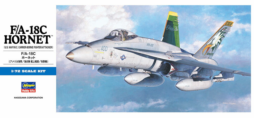 ハセガワ 1/72 F/A-18C ホーネット【D8】 プラモデル