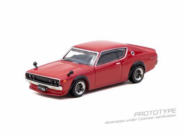 ターマックワークス 1/64 Nissan Skyline 2000GT-R (KPGC110) Red【T64G-087-RE】 ミニカー