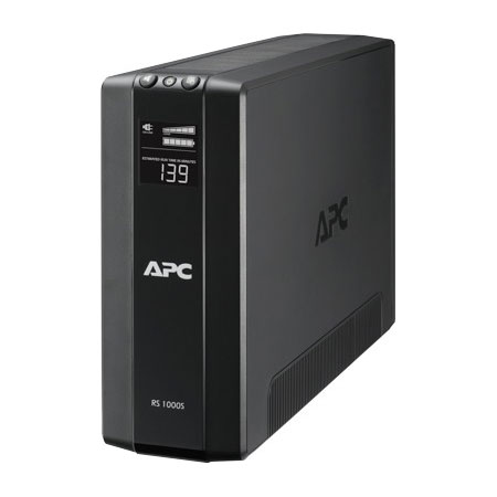 シュナイダーエレクトリック（APC） 無停電電源装置（UPS） APC RS 1000VA Sinewave Battery Backup 100V 正弦波 1000VA/600W コンセント数4＋4個 中小企業/ご家庭向け大容量APC RSシリーズ BR1000S-JP