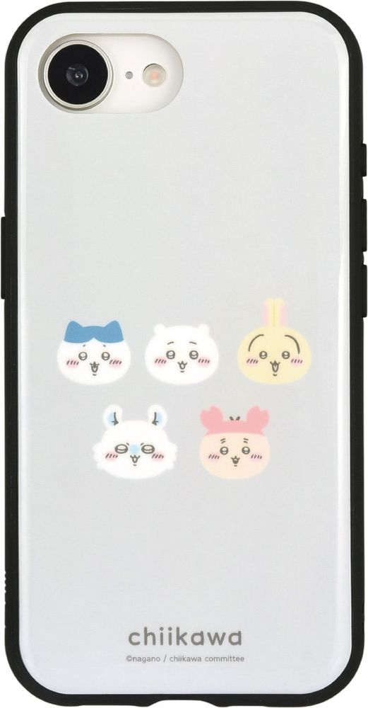 グルマンディーズ iPhone 16e用 耐衝撃ケース IIIIFIT ちいかわ（フェイス）