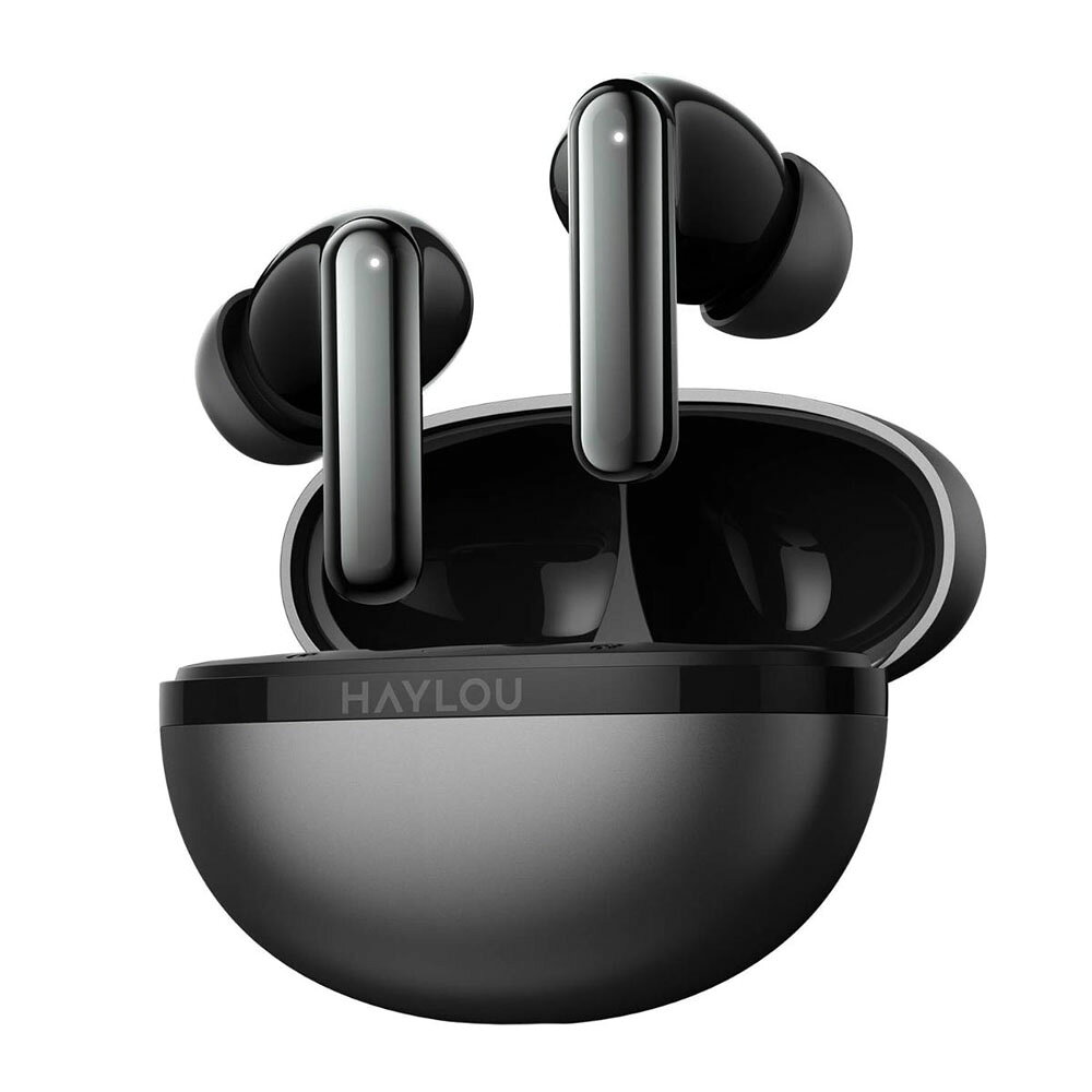 HAYLOU ノイズキャンセリング機能搭載　完全ワイヤレスイヤホン（Black） HL-HT02-BK Flowbuds N50