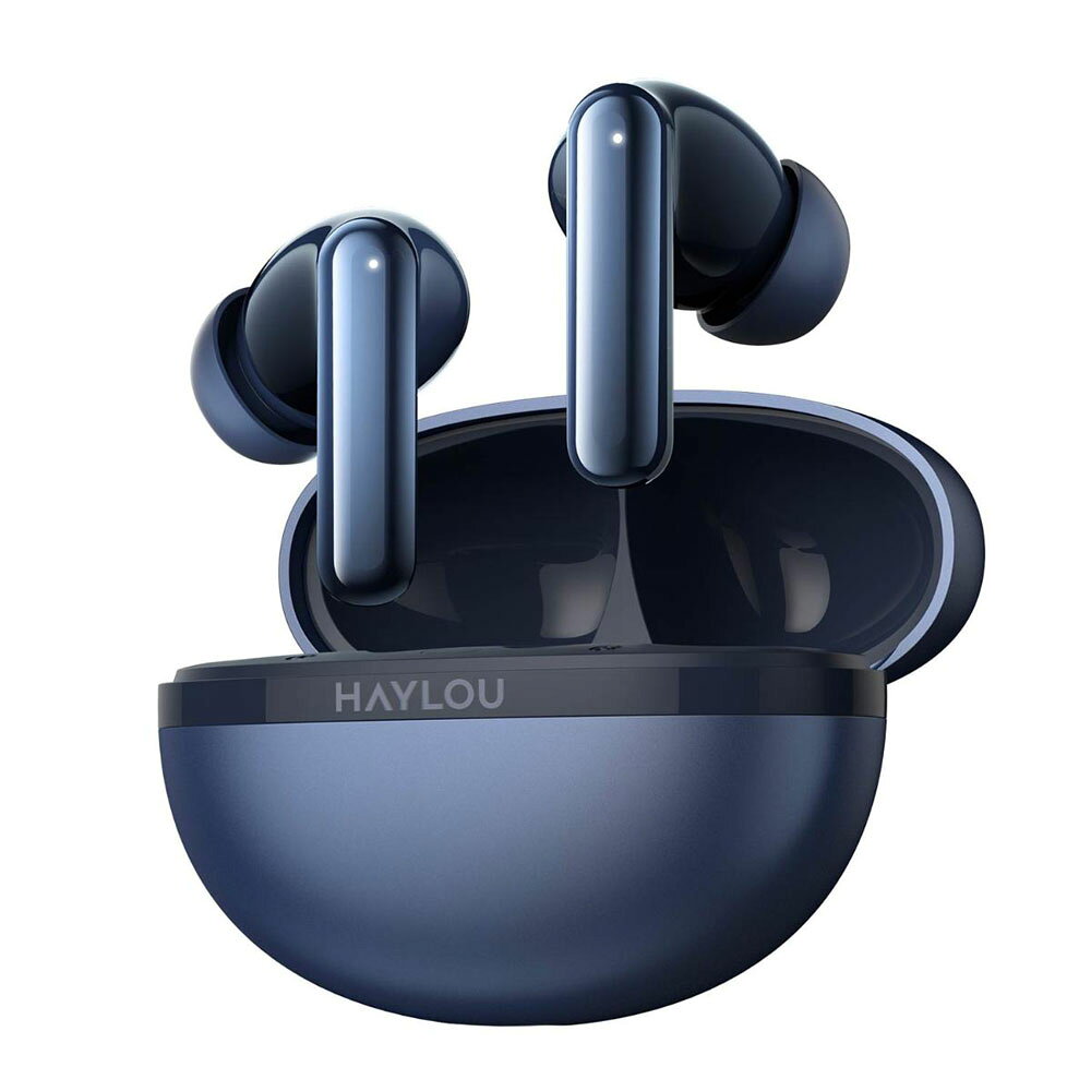 HAYLOU ノイズキャンセリング機能搭載　完全ワイヤレスイヤホン（Blue） HL-HT02-BL Flowbuds N50