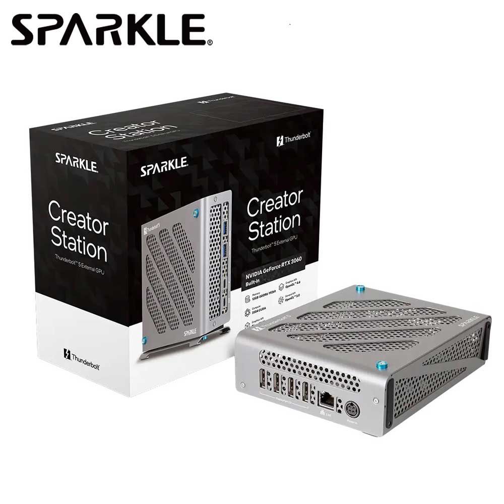 SPARKLE SPARKLE NVIDIA GeForce RTX 3060搭載 Thunderbolt 5 接続 外付けGPU BOX TCX-280DF/RTX 3060-12GB