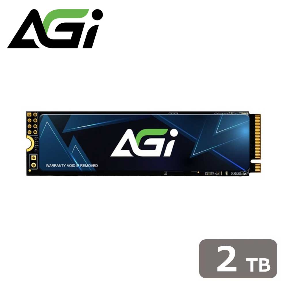 AGI AGI AI808 2TB Gen4 x4 NVMe M.2 SSD ; 4000MB/s / 3700MB/s AGI2T0G80AI808