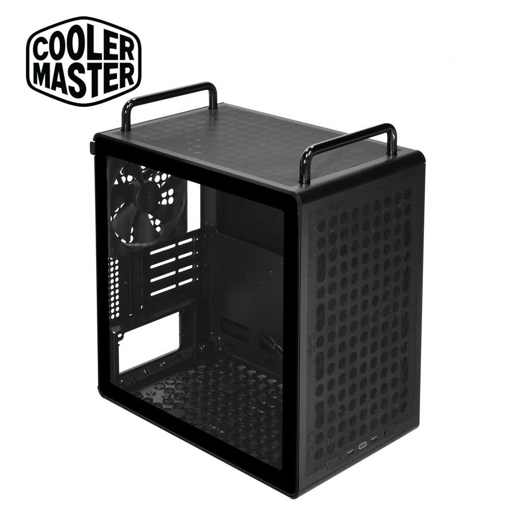 Cooler Master ミニタワー型PCケース Qube 340 Black With Handle（ブラック） Q340-KGNN-S00