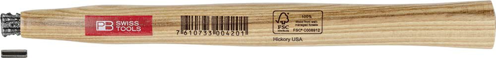 PBスイスツールズ 無反動ハンマー ヒッコリー製交換用ハンマー柄 全長250mm 310.1 PB Swiss Tools 310.1
