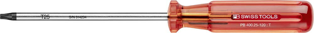 PBスイスツールズ クラシックハンドル ヘクスローブドライバー サイズT25 全長225mm 400.25-120 PB Swiss Tools 400.25-120