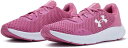 3024889-601-23.0 アンダーアーマー レディース ランニングシューズチャージド パスート3(Pace Pink/Pace Pink/White・サ...