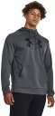 1379743-012-XL アンダーアーマー メンズ　フリース ビッグロゴ フーディー（Pitch Gray/Black・サイズ：XL） Under Armour　UA　Armour Fleece Big Logo Hoodie