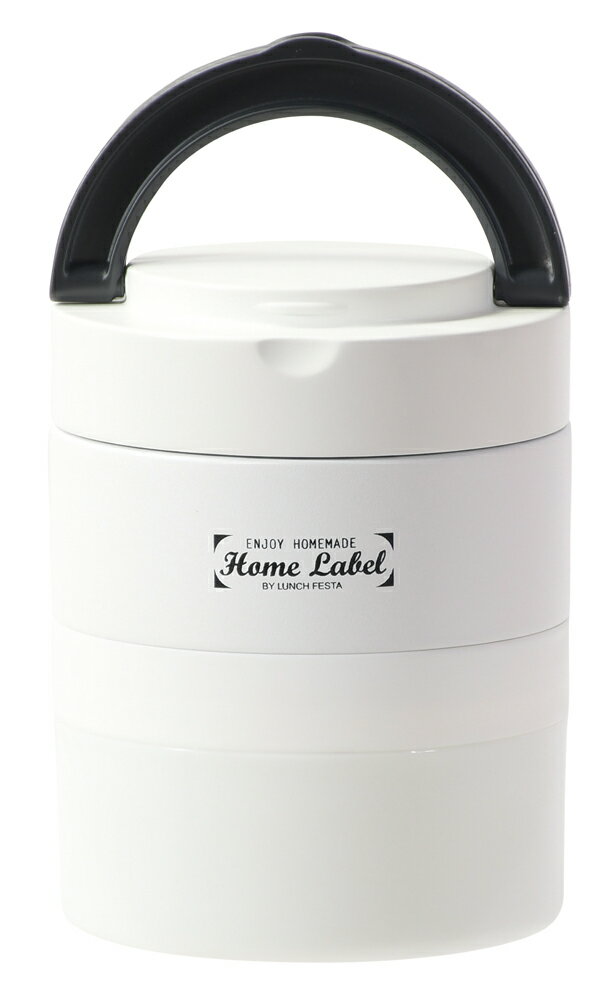 パール金属 連結式ランチジャー400　ホワイト HC-11(パ-ル) ホームレーベル [HC11パル]