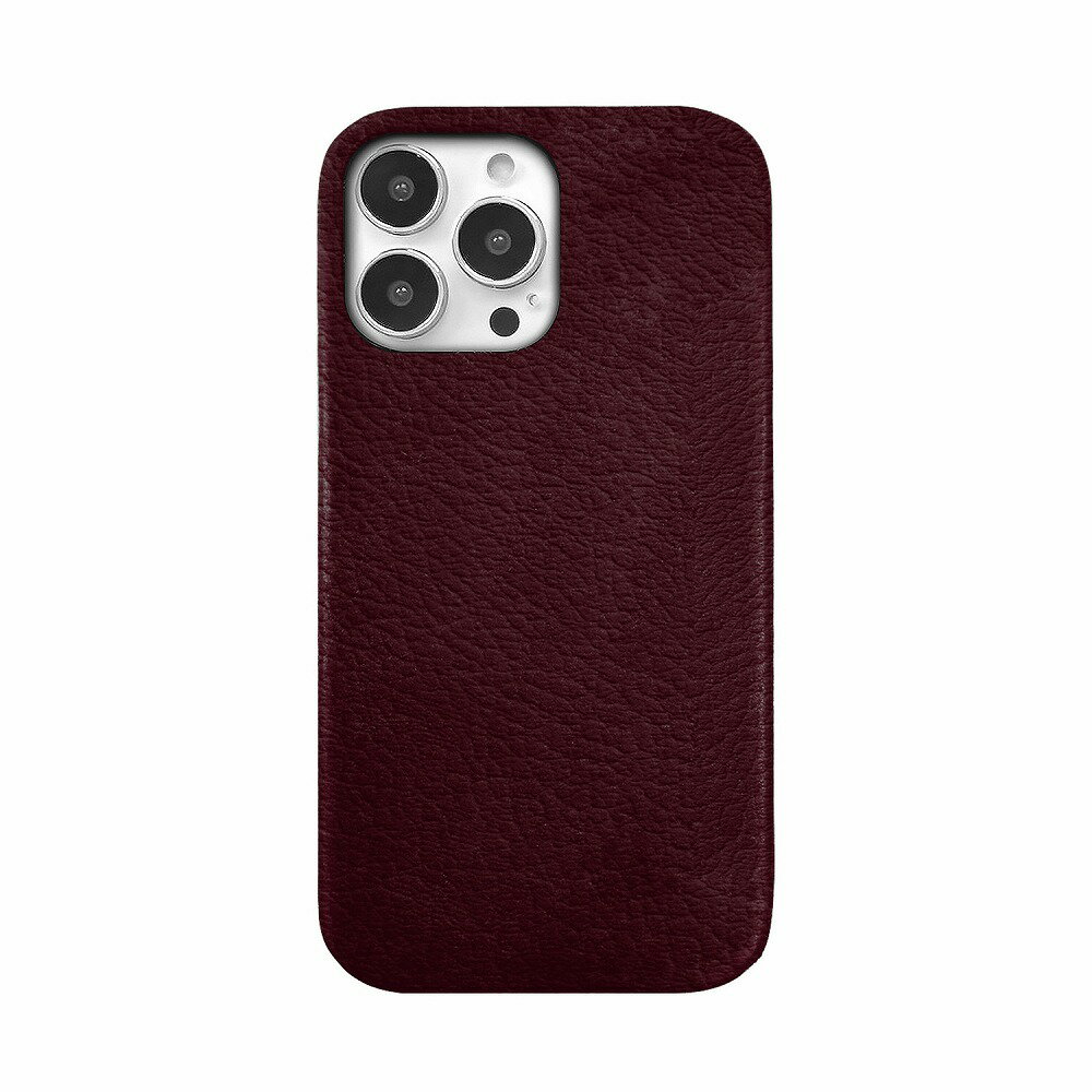 Rakuten - abbi iPhone 15 Pro用 VINTAGE イタリアンレザー MagSafe対応バックカバー（ワイン） ABS26188I15PR