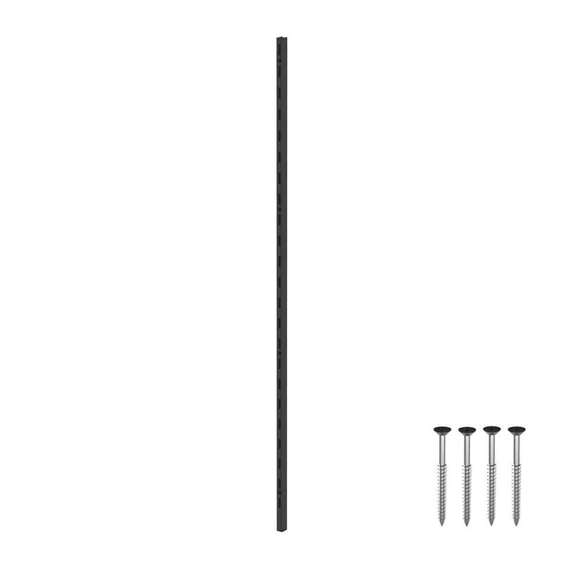 平安伸銅工業 レール 60cm ラブリコ 棚 壁面収納（ブラック） IXK-525 収納用品 [I...