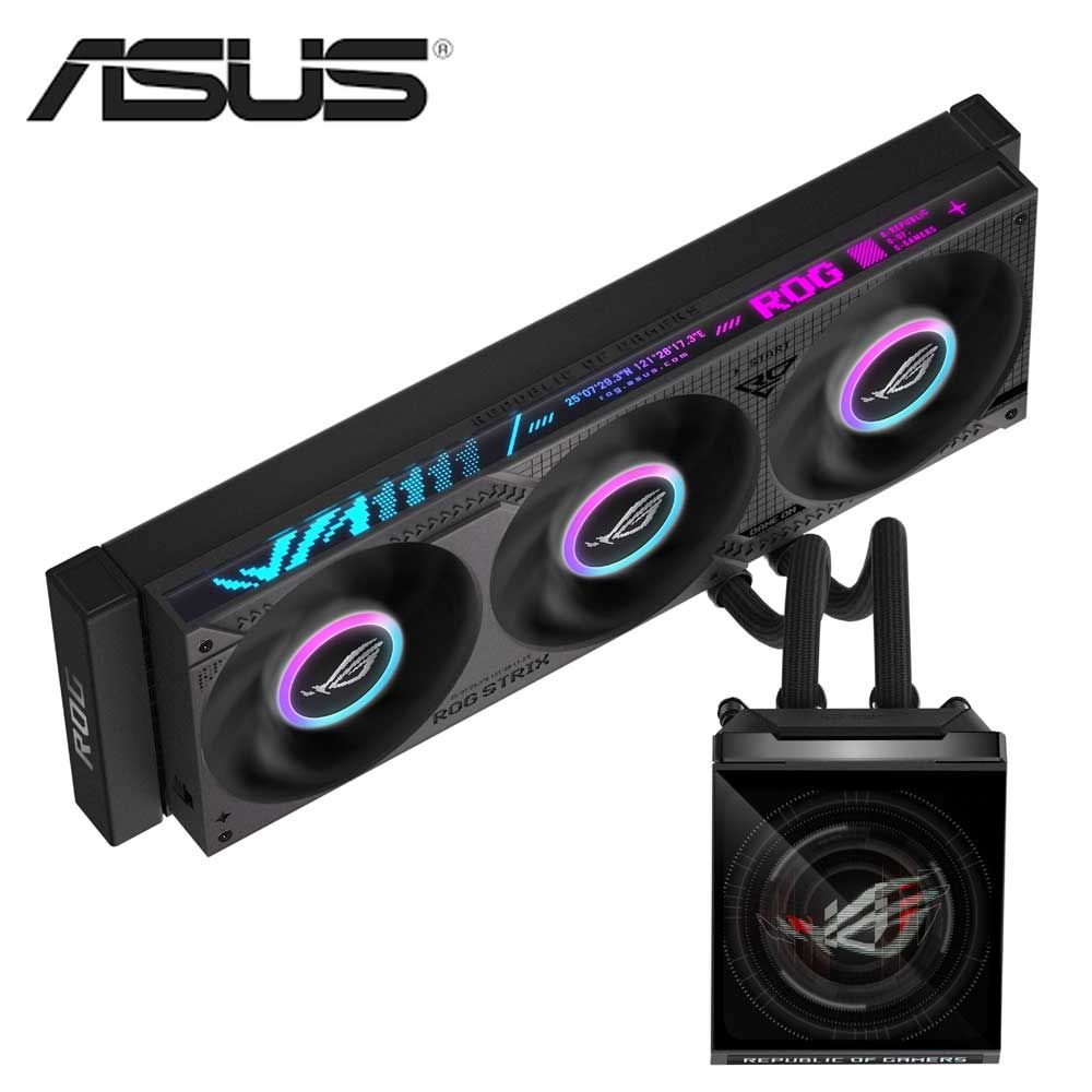 ASUS｜エイスース オールインワン簡易水冷CPUクーラー ROG Strix SLC IV 360 ARGB LCD（ブラック） ROG STRIX SLC IV 360 ARGB LCD