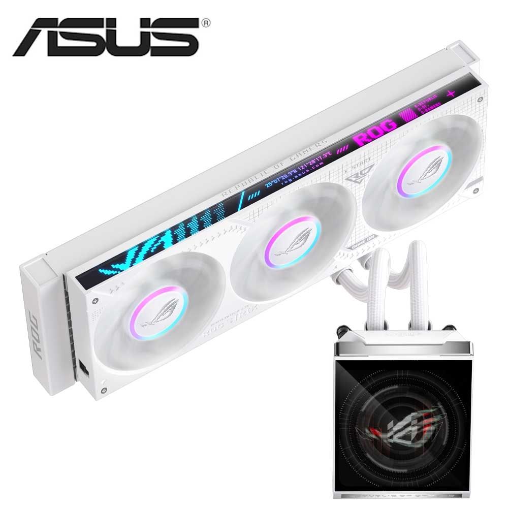 ASUS｜エイスース オールインワン簡易水冷CPUクーラー ROG Strix SLC IV 360 ARGB LCD White Edition（ホワイト） ROG STRIX SLC IV 360 ARGB LCD WHT