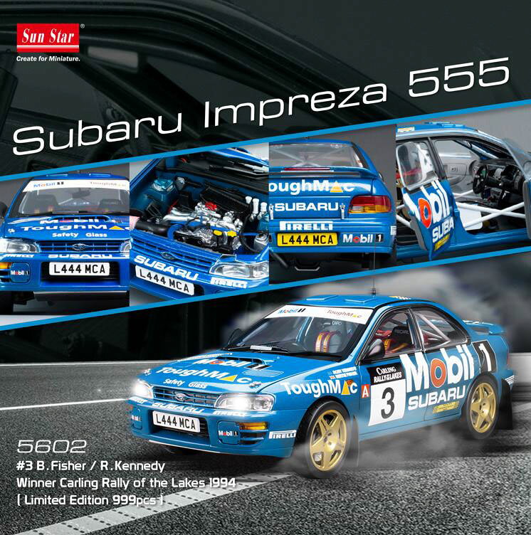 楽天市場】ミニカー 1／18 スバルインプレッサの通販