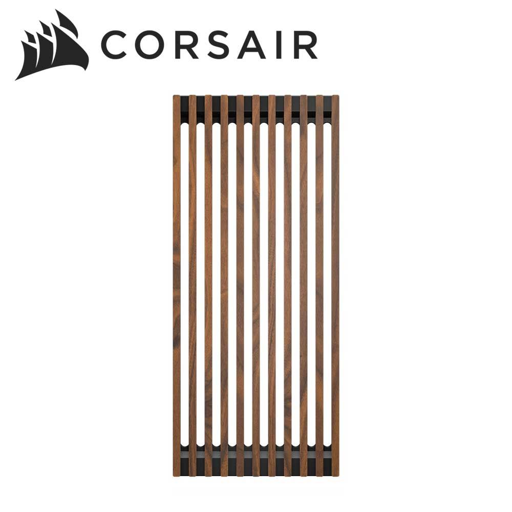 CORSAIR PCケース用フロントパネル FRAME 5000 Series WOOD Front Panel Black/Walnut（ブラック/ウォルナット） CC-8901187