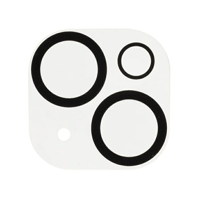 Hamee iPhone15（6.1inch/2眼）/ iPhone15 Plus（6.7inch/2眼）用 カメラレンズ ガ...