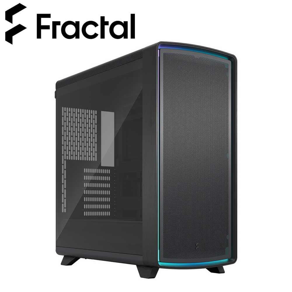 Fractal Design｜フラクタルデザイン ミドルタワー型PCケース Summit Ambience Blackout TG Light Tint（ブラック） FD-C-SUM1A-06