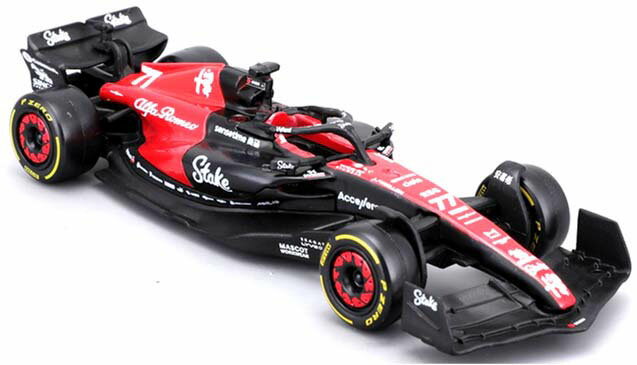 ブラゴ 1/43 アルファ ロメオ F1 チーム ステーク C43 (2023) No77 V.ボッタス ミニカー