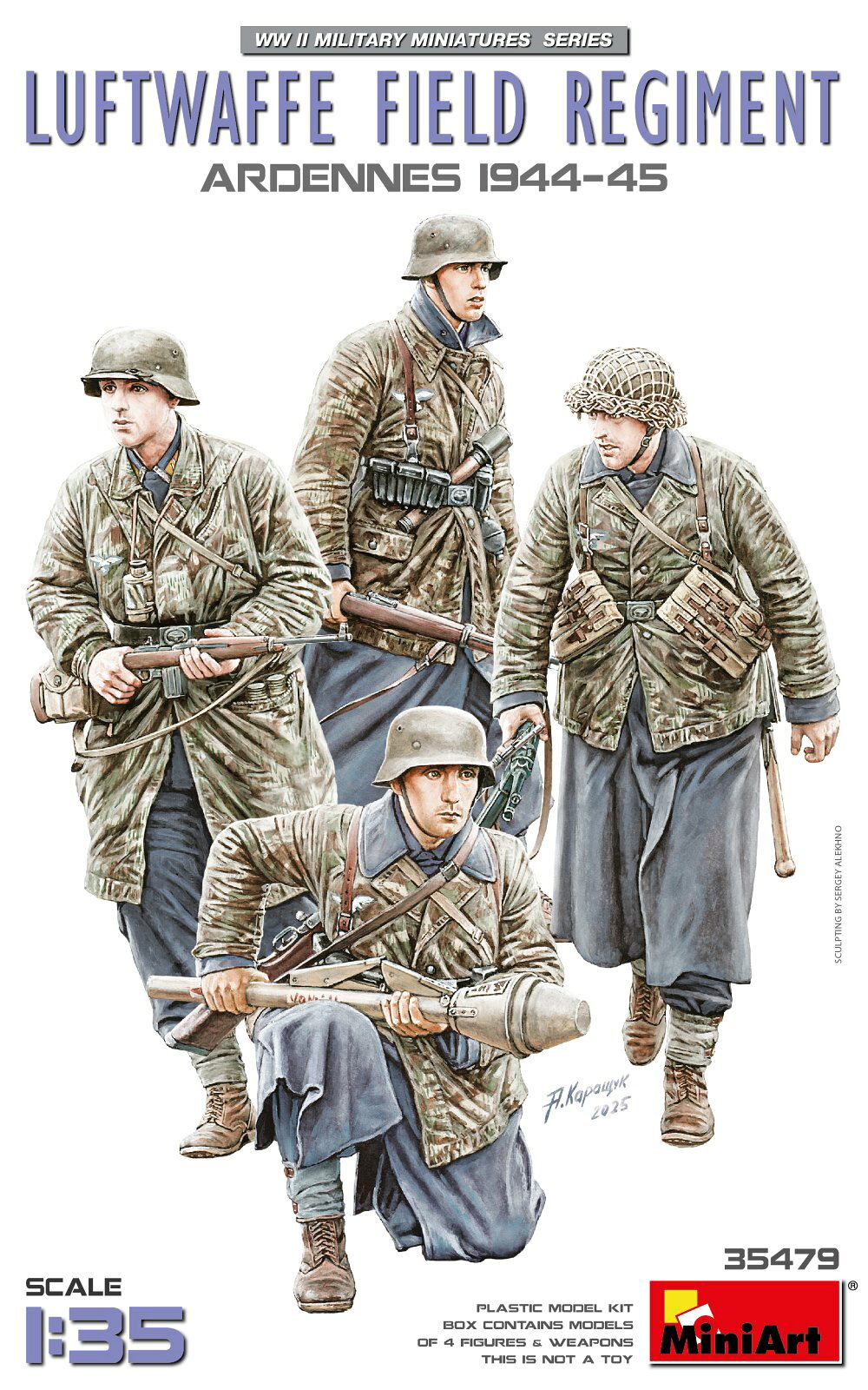 ミニアート 1/35 ドイツ空軍野戦連隊 アルデンヌ 1944-45【MA35479】 プラモデル