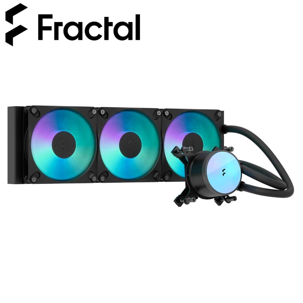 Fractal Design 水冷一体型CPUクーラー Radius 360 RGB（ブラック） FD-W-RA1-3602