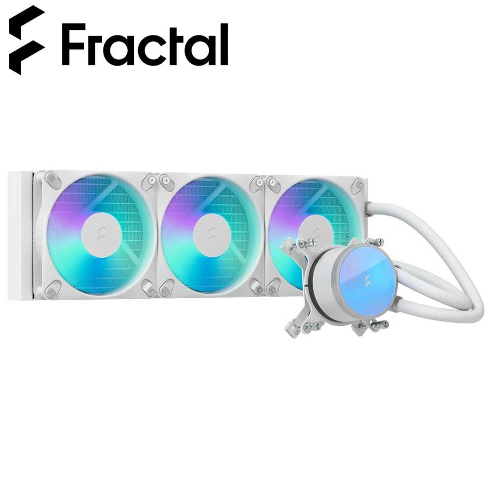 Fractal Design 水冷一体型CPUクーラー Radius 360 RGB White（ホワイト） FD-W-RA1-3603
