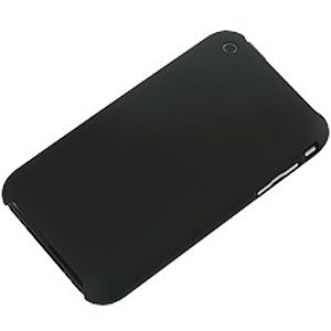 パワーサポート iPhone3G/3GS 用ハードケース(ラバーコーティングブラック) Air jacket set for iPhone3G PPK-72