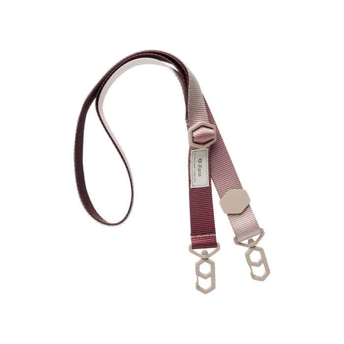Hamee ショルダーストラップ iFACE HANG AND（グラデーション/バーガンディ） 41-976401