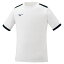 P2MA1020712XL ミズノ フィールドシャツ　ユニセックス(ホワイト×ドレスネイビー・サイズ：2XL) MIZUNO　サッカー/フットボール