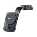 アークス Qi2急速 マグネットワイヤレス充電器15W ローアングル吸盤タイプ(ブラック) X-351(AXS)