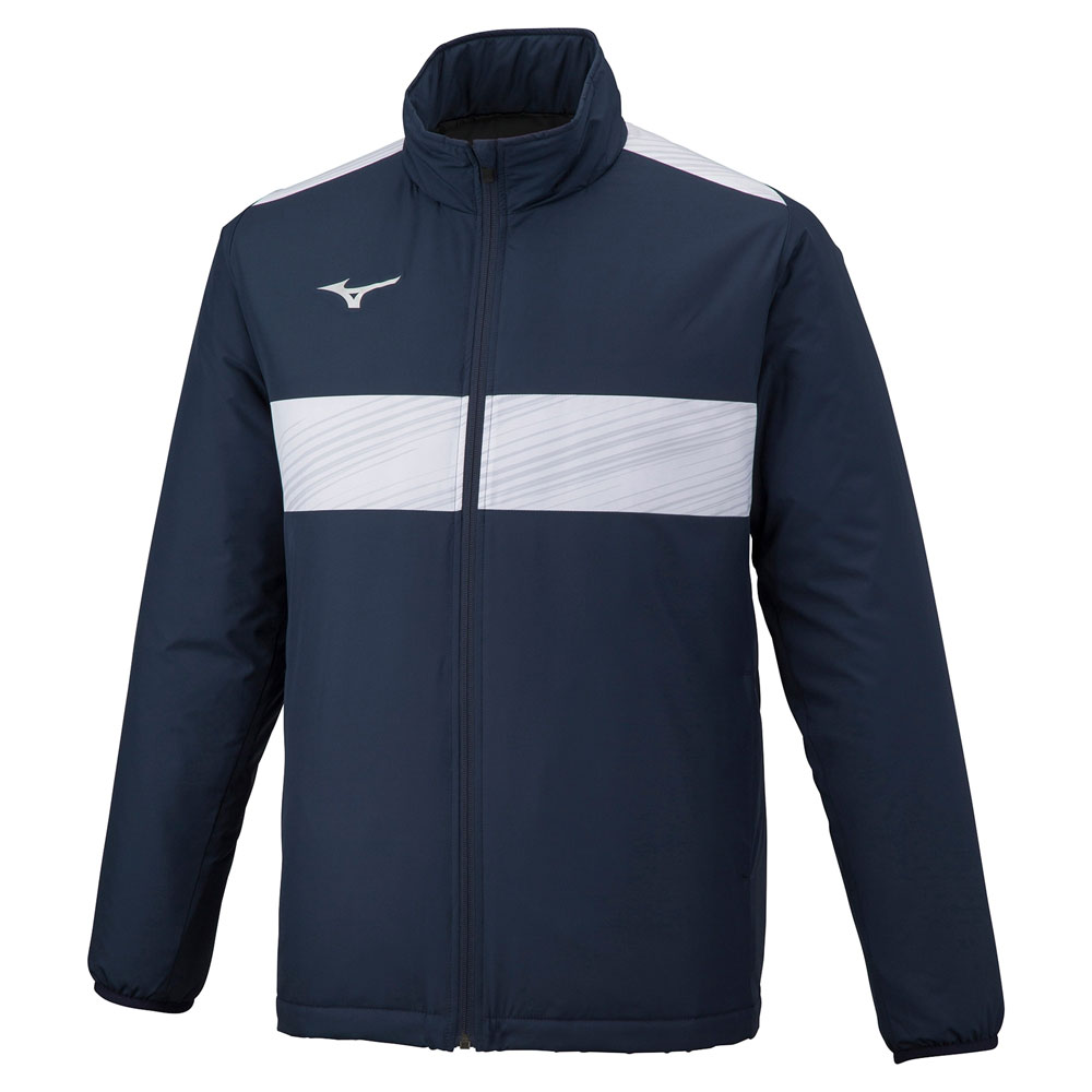 P2ME2590142XL ミズノ ウォーマーシャツ　ユニセックス(ドレスネイビー・サイズ：2XL) MIZUNO　サッカー/フットボール