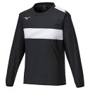 P2MEA30009L ミズノ ピステシャツ ユニセックス ブラック・サイズ：L MIZUNO サッカー/フットボール