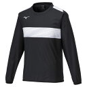 P2MEA300092XL ミズノ ピステシャツ　ユニセックス(ブラック・サイズ：2XL) MIZUNO　サッカー/フットボール