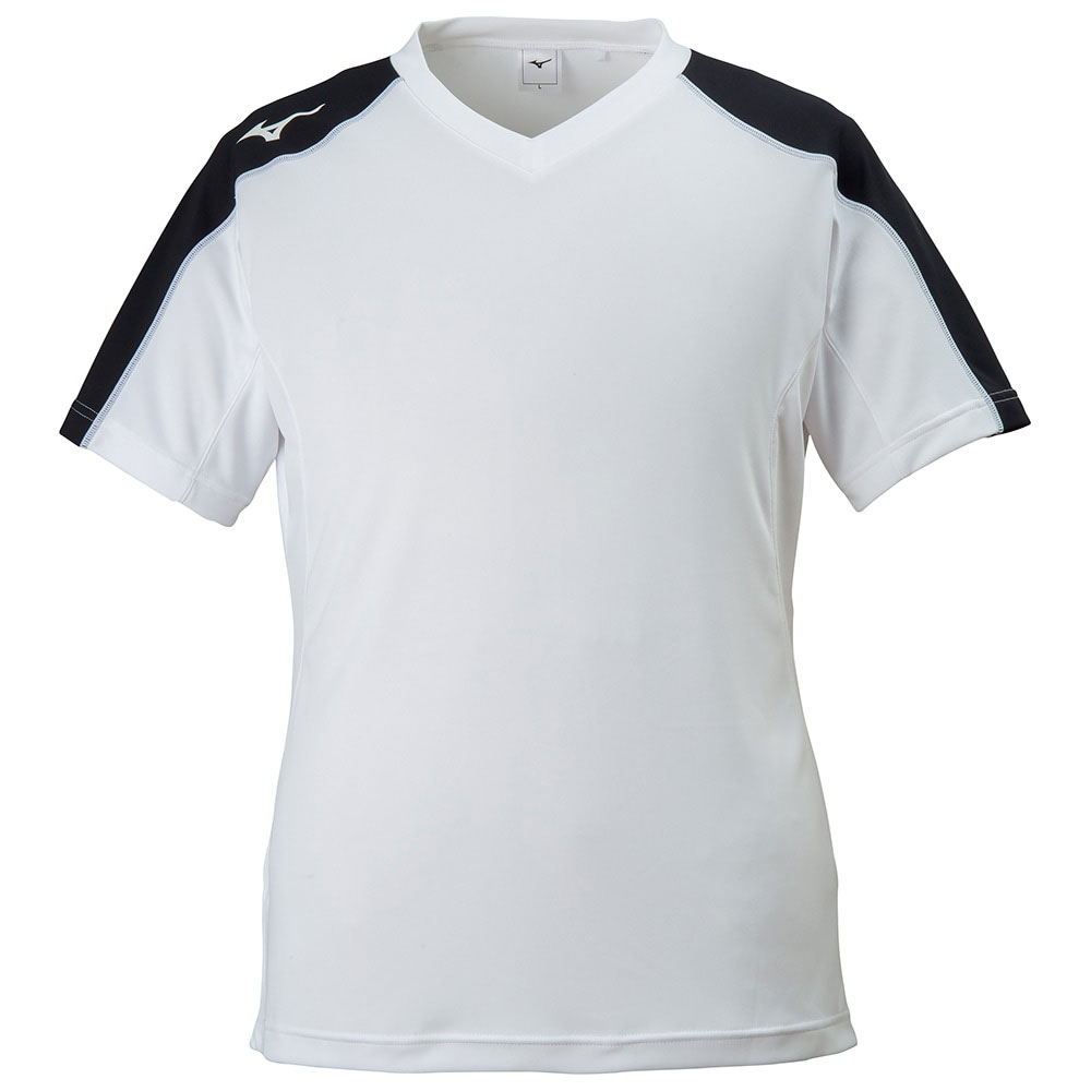 P2MA812001130 ミズノ フィールドシャツ　ジュニア(ホワイト・サイズ：130) MIZUNO　サッカー/フットボール