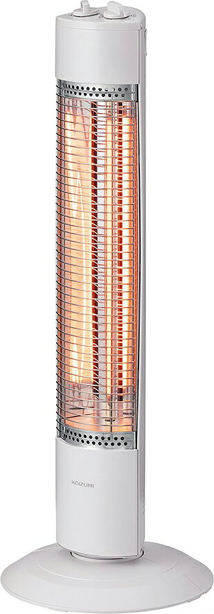 【返品種別A】□「返品種別」について詳しくはこちら□■新製品■2026年09月 発売メーカー保証期間 2年◆0.2秒で立ち上がるグラファイトヒーター◆450/900W 2段階切替◆自動首振り機能搭載◆タイマー付（最長約3時間）◆置き場所をとらないスリムなたて型■　仕　様　■消費電力：[強]900W、[弱]450W本体寸法(約)：幅300×奥行300×高さ825mm本体質量(約)：2.7kgコードの長さ(約)：1.8m切タイマー：最長3時間1時間あたりの電気代目安(約)：-円 ※※ 電気料金目安単価 31円/kWh(税込)[令和4年7月改定]にて試算。[KKS09267W]コイズミシーズン・空調家電＞電気暖房機＞電気ストーブ＞グラファイトヒーター・まごころ長期修理保証(保証5年)［加入料：対象商品代金の5%］商品「KKS-09267/W」専用加入料(※加入料のみ注文不可)※対象商品と専用加入料を分けてのご注文は承れません。上記リンク先の専用加入料と一緒にご注文して下さい。※長期修理保証についての詳細・注意事項はこちらのページをご一読下さい。