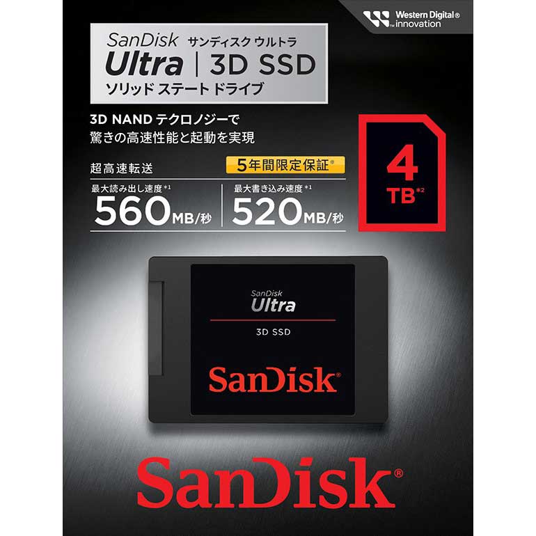 4TB SanDisk Ultra 3D SSD | Sandisk