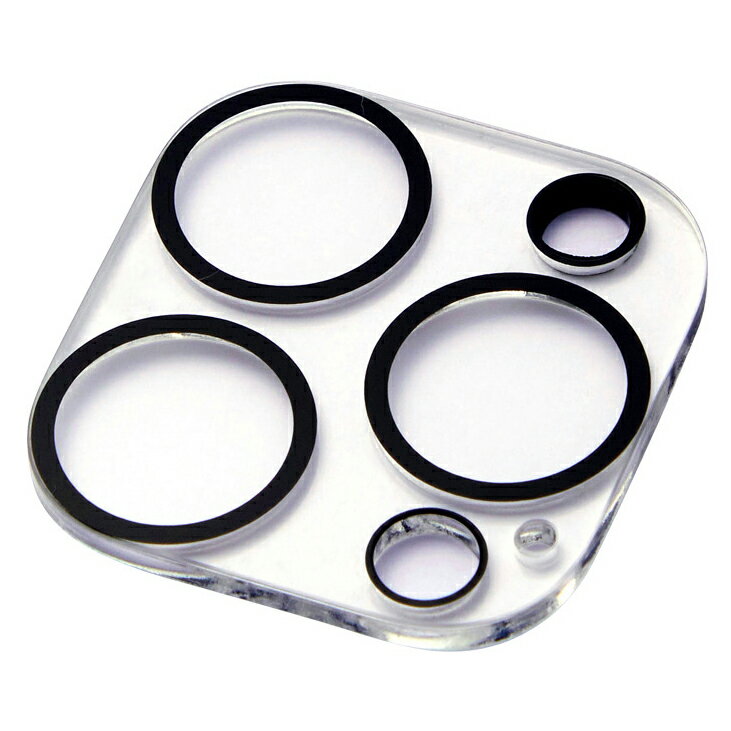 ディーフ iPhone 15 Pro/15 Pro Max用 カメラレンズカバー CLEAR CAMERA LENS COVER（クリア） DG-IP23PGAC3CR