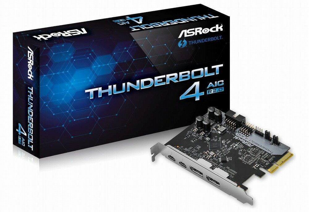 ASRockʥå Thunderbolt 4 AIC R2.0 THUNDERBOLT4 AIC R2